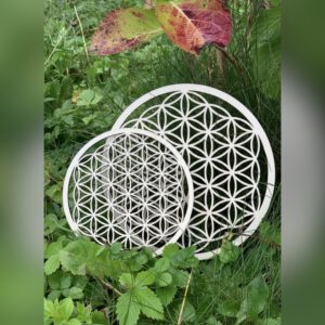 Blume des Lebens aus Pappel-Holz, verschiedene Durchmesser